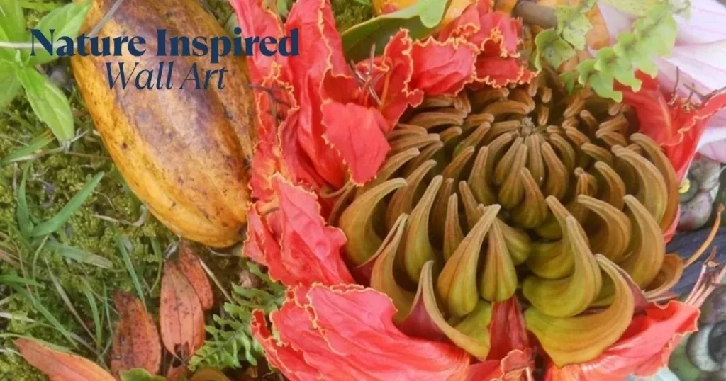 How Do Wild Orchids Symbolize Inner Growth in Contemporary Mixed Media Art?