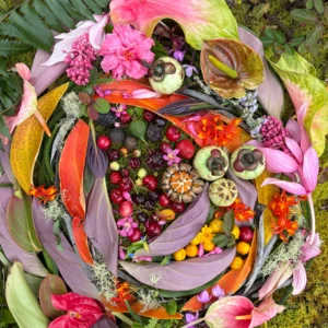Leaves Fruit and Flowers